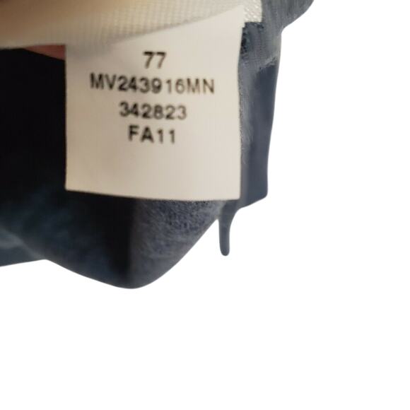 Nordstrom's Mens Large Fine Merino Wool Polo Sweater Blue Long Sleeve Pullover - Picture 5 of 5